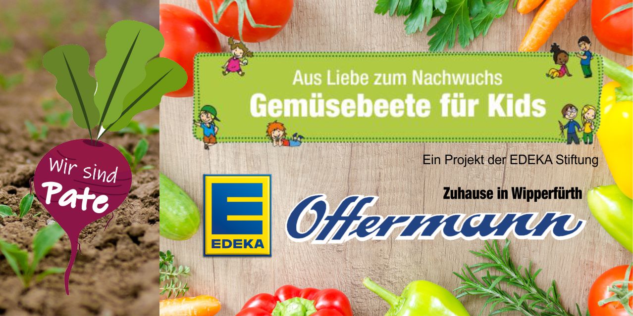 EDEKA Frischemarkt Offermann | Gemüsebeete für Kids